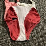 SheIn  one-piece Swimsuit Women's Pink and White Photo 2