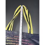 Aerie Large Reusable Tote Bag with Yellow Handles Photo 4