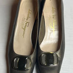 Salvatore Ferragamo  Women's Black Leather Loafers Photo 0