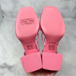 Barbie NWT x Forever 21 Rhinestone Bling Strappy Platform Sandal Heels Pink 6 Photo 8