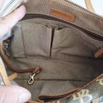 Dooney & Bourke Y2K Vintage Signature Canvas Small Barrel Bag Photo 9