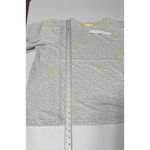 Jane and Delancey Short Sleeve Shirt Top Women's Size 3X Natural Embroidered Sun Photo 9