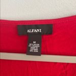 Alfani ‎ Red Draped Sleeveless Top Photo 2