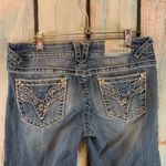 Vigoss  The Chelsea Capri Medium-Wash Bling Capri Jeans Size 7/8 Photo 6