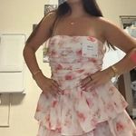 Hello Molly  Mini Dress Pink and white floral Photo 2