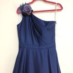 Notte Marchesa Duchess One Shoulder Flower Gown Photo 7