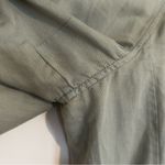 Zadig & Voltaire  Kavy Green Military Army Style Linen Cotton Jacket Size Small Photo 7