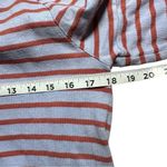 Madewell  Shirred Sleeve Blue Red Stripe Long Sleeve XS Photo 3