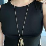 CAbi Gold Mirrored Geo Long Necklace Photo 1