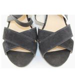 Geox  D Sibilla Black Suede Platform Wedge Heel Photo 5