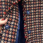 J. McLaughlin Womens Walden Jacket Small Tweed Metallic Houndstooth Outerwear NEW Photo 4