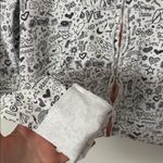 Frank & Eileen M Black and White Graphic Doodle Zip Up Hoodie Jacket Size M Photo 3