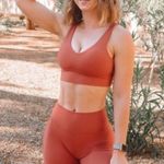 Madewell MWL FLEX WEATHERED BRICK ORANGE LEGGING PANTS S Photo 2