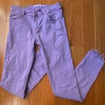 ZARA  Purple Distressed Jeans Size 4 Photo 0