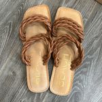 Beach by Matisse Brown Braided Sandals size 8 women’s EUC Photo 1