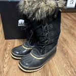 Sorel Joan of Arctic black waterproof snow winter boots shoes women’s 7 Photo 1