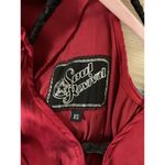 Vintage Soul Revival Babydoll Silk Y2K Embroidered Boho Tunic, XS Red Photo 7