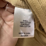 L'Academie Kaisi Romper Cotton Tie Waist Gauze Tan Khaki Utility Small EUC Photo 6