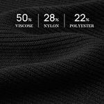 Chic Black Cropped Turtleneck Sweater for Women Photo 1