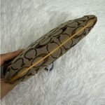 Coach y2k Tan Signature Brown Wristlet Photo 7