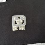 Disney Spirit Soft Sherpa/Jersey Black and White Oversized Castle Fleece Photo 3