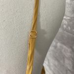 VICI  Satin Mustard Polka Dot Maxi Dress Photo 4