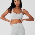 Alo Yoga  Cashmere Plush Waffle V-Neck Bra Size M Photo 0