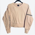 Nike  Pro Cropped Crewneck Sweatshirt Dri-FIT Blush Pink Women’s M Photo 0