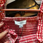 Gianni Bini  Dress Smocked red gingham  Photo 2