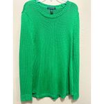 Ralph Lauren Lauren  Womens Green‎ Knit Sweater Long Sleeve Size L Photo 6