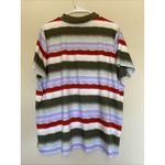 Lands' End Multicolor Striped Pima Cotton Stretch Polo Shirt Women Plus 2X 20-22W Photo 2