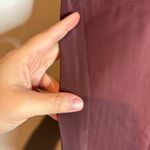 Athleta  Venice Velvet Stripe Jogger in Antique Burgundy Photo 3