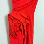 Chiara Boni  Tekkan Sleeveless Rosette Mermaid Gown Size in Geranium IT 40 / US 4 Photo 7