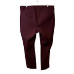 Old Navy  High-Rise Pixie Secret-Smooth Pockets Cropped Pants Maroon Size 18 # Photo 4