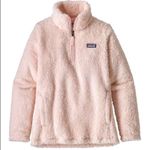 Patagonia peach Los Gatos sweater half zip pullover fuzzy jacket size medium Photo 0