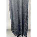 Vintage 90s Y2k Ombre Gown Formal Prom Floral Glitter Silver Gray Black XS 0/2 Photo 5