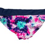 OP  Womens Swimsuit Bikini Bottoms Tie-Dye Pink Blue Size Small Photo 1