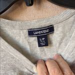 Lands' End  Light Gray Cardigan large petite Photo 1