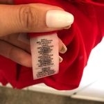 Karl Lagerfeld Red  Paris 3/4 Flutter Sleeve Sheath Dress Size 4 Photo 8