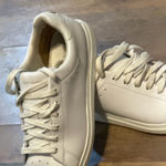 Tory Burch  Women’s size 9.5 Double T Howard Court In White Leather Photo 2