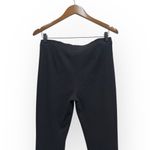 Eileen Fisher Mid Rise Pull-On Stretch Ponte Legging Pants Black 31" size S/P Photo 4