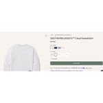 Southern Marsh  SOUTHERN CLASSICS Cloud Sweatshirt White Medium Plush Sweater Photo 5
