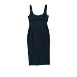 NWT Cinq A Sept Ellette Midi Dress Womens 6 Black Sleeveless Sheath Bustier LBD Photo 7