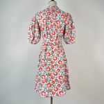 NWOT Boden Ada Double Cloth Cotton Floral Shirt Dress Size 8 Knee Length Photo 5