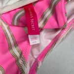 Victoria's Secret Pink and Gold Striped Bikini Set Photo 4
