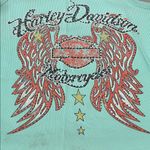 Harley Davidson Graphic Tank Top Green Size Large Photo 1