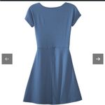 Outdoor Research Womens Bryn Dress Cornflower Striped Fit and Flare Size 10 Blue Photo 2