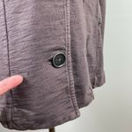 Fresh Produce  Jacket XS‎ Brown Button Up Pockets 100% Cotton Long Sleeve Photo 6