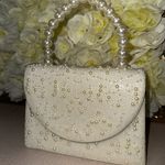 Pearl Bridal Bag House of Harlow 1960 White Photo 4