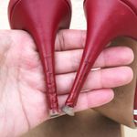 Valentino Garavani Valentino women’s Free Rockstud red leather ankle strap sandal size IT 36 US 6 Photo 7